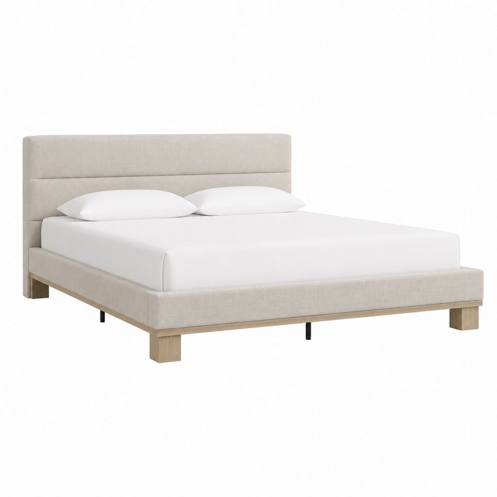 Polsterbett Doppelbett Beige Polyester Rechteckig Liegefläche 160 x 200 cm
